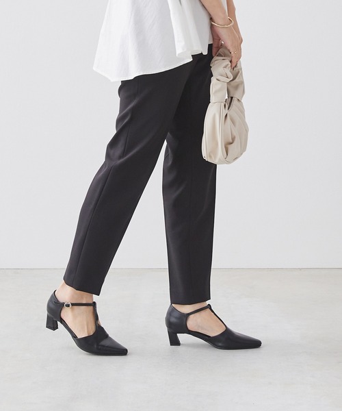 「menue」 ヒールサンダル 25.0cm ブラック レディース_画像9