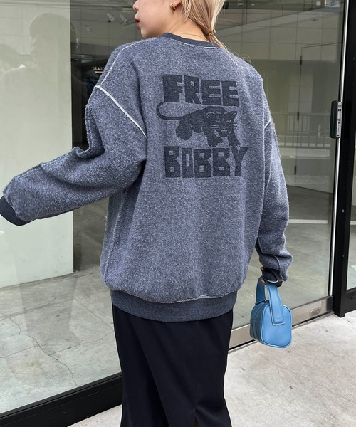 「CAPRICIEUX LE'MAGE」 「thrifty look」スウェットカットソー LARGE ホワイト レディース_画像7