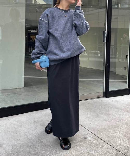 「CAPRICIEUX LE'MAGE」 「thrifty look」スウェットカットソー LARGE ホワイト レディース_画像9