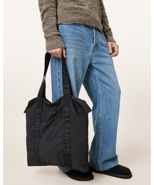 (取寄) オールセインツ メンズ アファン トート AllSaints men Afan Tote Black ALLSAINTS（オールセインツ） トートバッグ AFAN TOTE | AFAN トート