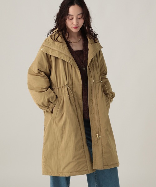 Elura（エルーラ） ダウンコート ダウンジャケット スタンドカラー中綿