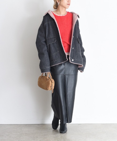 Eimee Law（エイミーロウ） カバーオール デニム＆ボア カバーオール