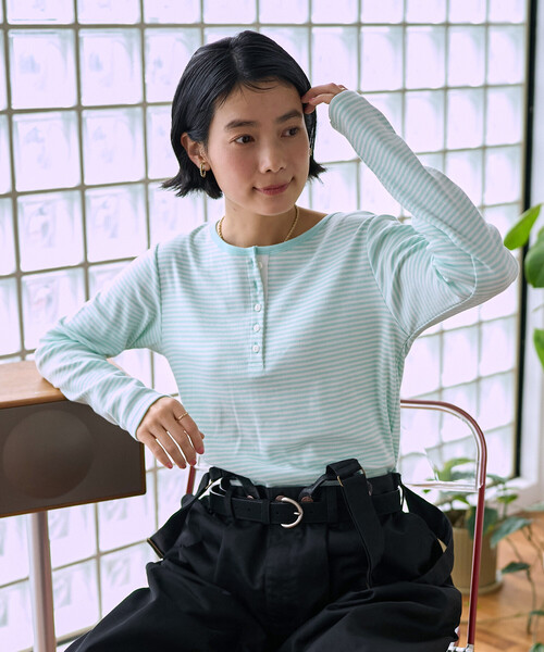 FREAK'S STORE（フリークスストア） ヘンリーネック tシャツ 「新色