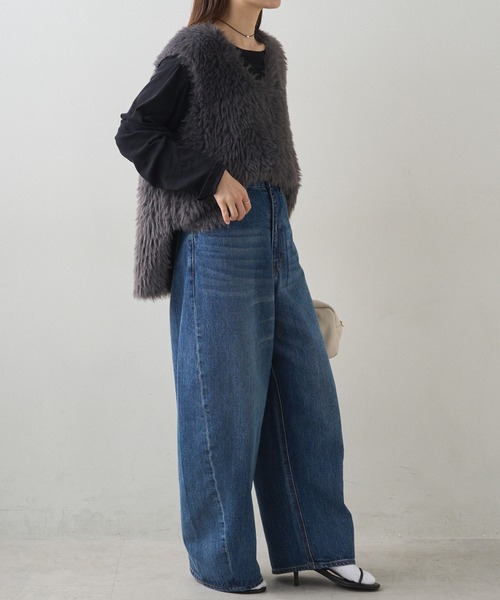 PUAL CE CIN コーンデニム 3D デニムパンツ38現行品 pual ce cin ジーンズ デニム デニムパンツ コーンデニム 3Dデニム