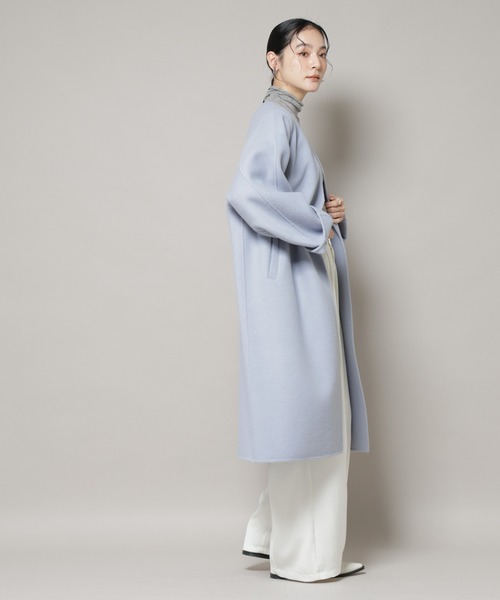 NANO universe（ナノ・ユニバース） ノーカラーコート コート