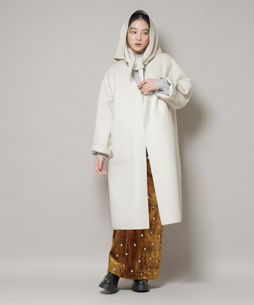 NANO universe（ナノ・ユニバース） ノーカラーコート コート