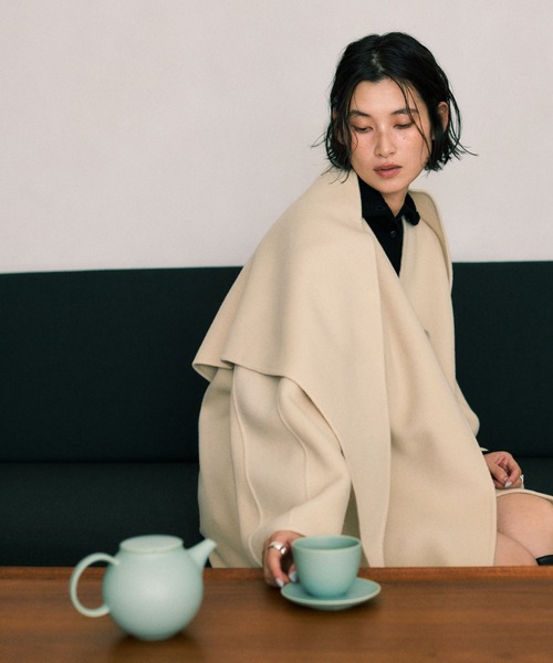 NANO universe（ナノ・ユニバース） ノーカラーコート コート