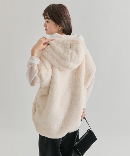 mystic（ミスティック） ベスト ジレ フーディーファーベスト