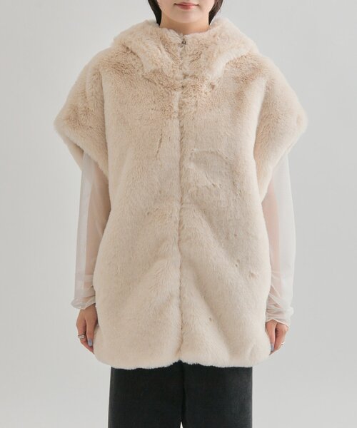 mystic フーディーファーベスト mystic（ミスティック） ベスト ジレ フーディーファーベスト