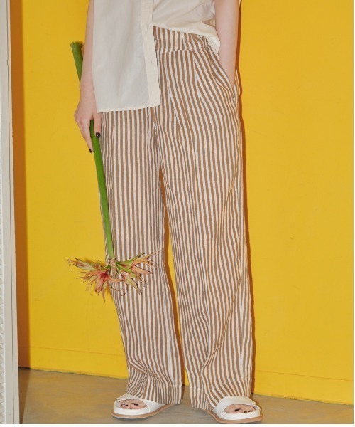 「TODAYFUL」 パンツ 36inch ブラウン レディース_画像2