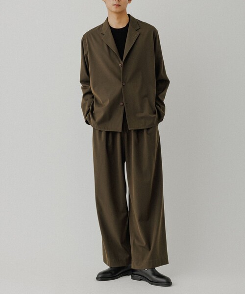 ADAM ET ROPE'（アダムエロペ） スラックス 4WAY ストレッチ ツイル