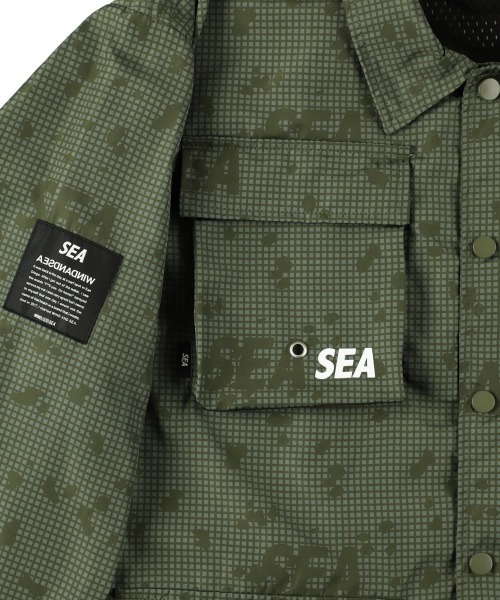 ミリタリージャケット モッズコート S_E_A DN-CAMO FATIGUE JACKETの画像