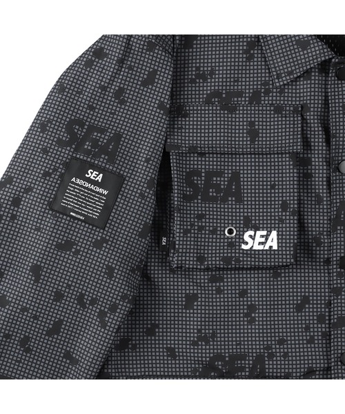 ミリタリージャケット モッズコート S_E_A DN-CAMO FATIGUE JACKETの画像