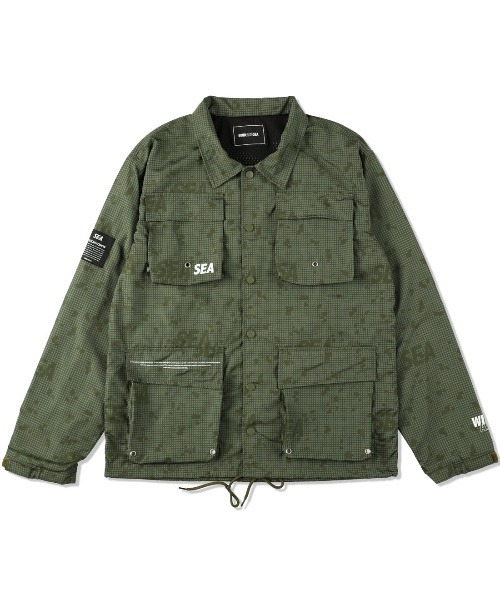 ミリタリージャケット モッズコート S_E_A DN-CAMO FATIGUE JACKETの画像