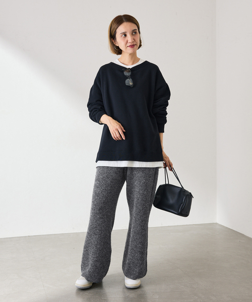 FRAMe WORK クロシェ風ニットパンツ セール】クロシェ風ニットパンツ（その他パンツ）｜FRAMeWORK