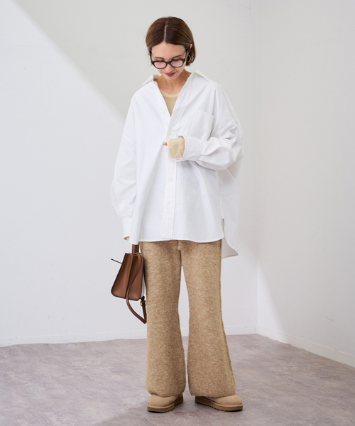 FRAMeWORK（フレームワーク） パンツ 「手洗い可」ファーニットパンツ