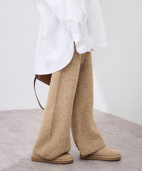 FRAMeWORK（フレームワーク） パンツ 「手洗い可」ファーニットパンツ