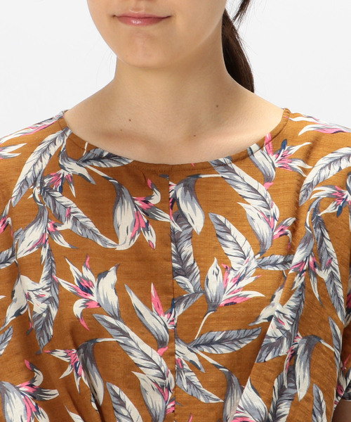 「MELROSE claire」 半袖ブラウス - レッド レディース_画像3