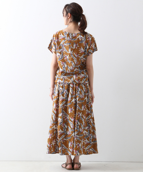 「MELROSE claire」 半袖ブラウス - レッド レディース_画像7