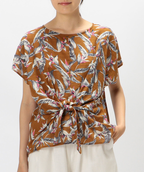 「MELROSE claire」 半袖ブラウス - レッド レディース_画像8