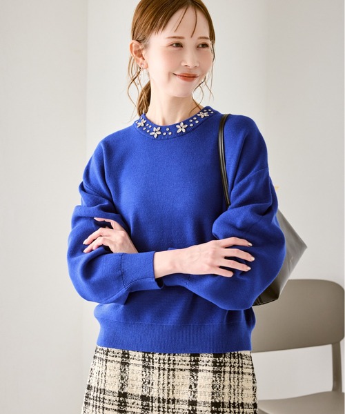 超美品45R ニットプルオーバー サイドポケットロングニットプルオーバー / AMERICAN HOLIC