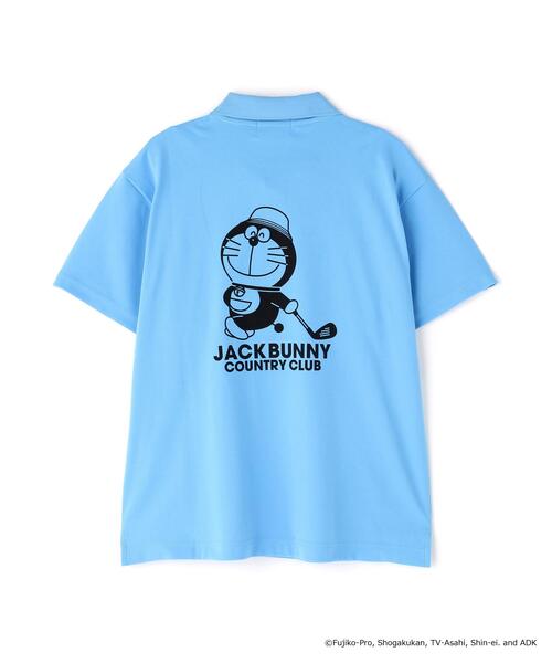 Jack Bunny! キャラクター柄ポロシャツ ドラえもん Jack Bunny!!（ジャックバニー） ポロシャツ ポロ 「ドラえもん」PE