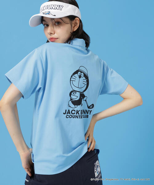 Jack Bunny!!（ジャックバニー） ポロシャツ ポロ 「ドラえもん」PE