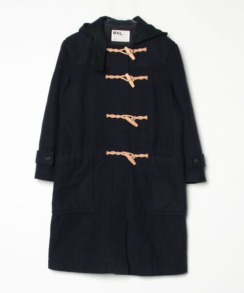 MHL.（エムエイチエル） ダッフルコート 2 ネイビー レディース