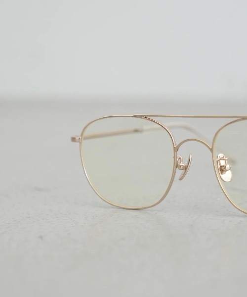 「A.D.S.R.」 メガネ FREE ゴールド メンズ_画像2