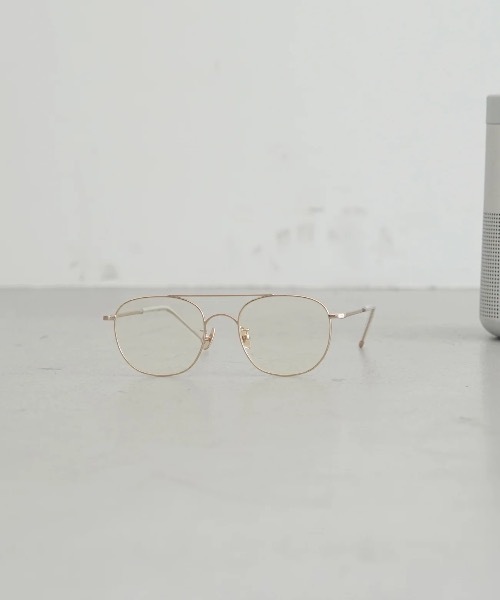 「A.D.S.R.」 メガネ FREE ゴールド メンズ_画像4