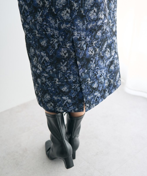 YECCA VECCA（イェッカヴェッカ） スカート ジャガードナロースカート