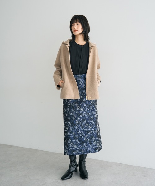 YECCA VECCA（イェッカヴェッカ） スカート ジャガードナロースカート