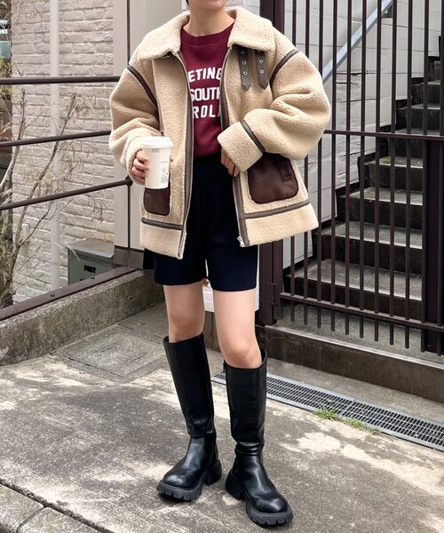 CIAOPANIC TYPY ブラック.ベージュアウター2点 CIAOPANIC TYPY（チャオパニックティピー） ダウンコート ダウン