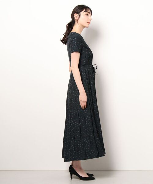 「JENNE」 半袖ワンピース SMALL ブラック レディースの画像