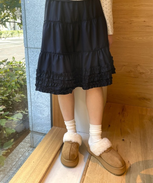 スカート ボリュームフリルティアードスカート | LACーVERT | 16