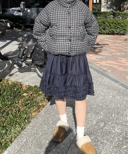 スカート ボリュームフリルティアードスカート | LACーVERT | 18