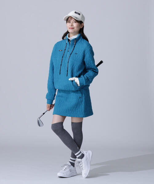 MASTER BUNNY EDITION ハーフジップシャツ アクアブルー　M MASTER BUNNY EDITION ハーフジップシャツ アクアブルー M MASTER