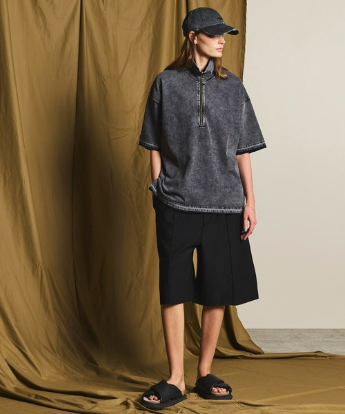 「MAISON SPECIAL」 半袖Tシャツ 1 ブラウン メンズの画像