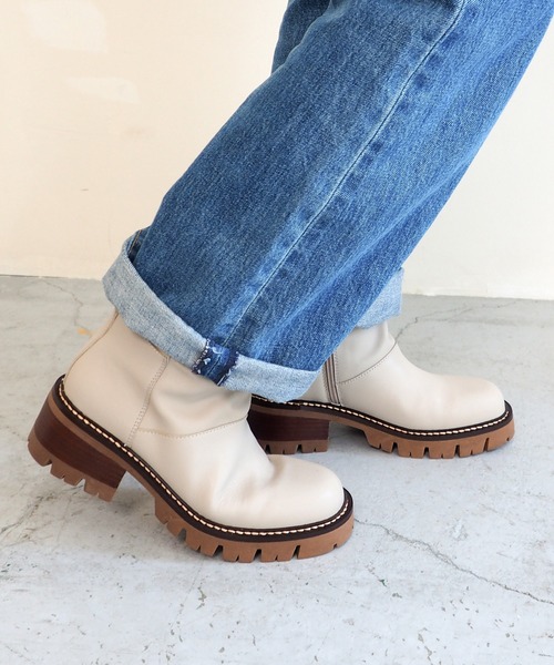 「あしながおじさん」 ブーツ 23.5cm ブラック レディース_画像3