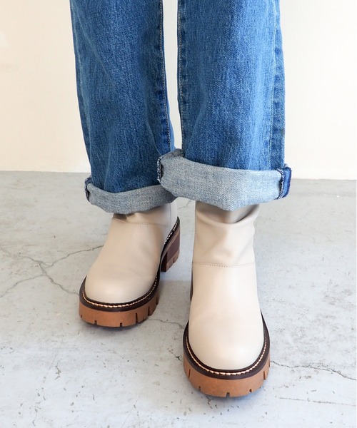 「あしながおじさん」 ブーツ 23.5cm ブラック レディース_画像4