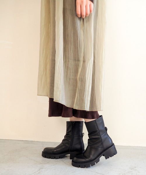 「あしながおじさん」 ブーツ 23.5cm ブラック レディース_画像8