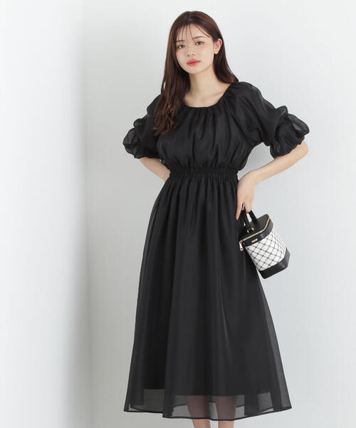 「PROPORTION BODY DRESSING」 半袖ワンピース MEDIUM ブルー レディースの画像