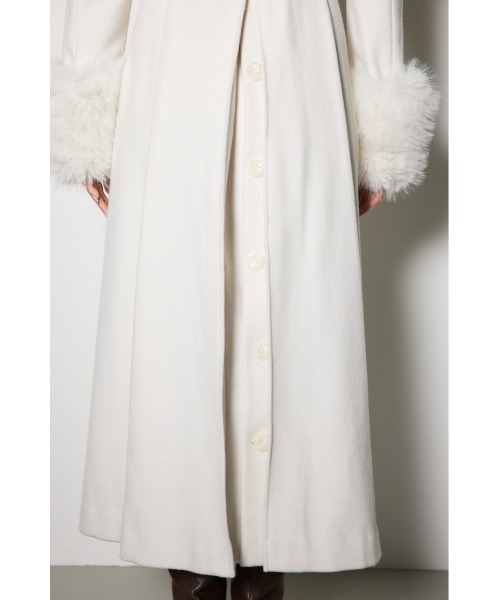 「rienda」 チェスターコート SMALL ホワイト レディース_画像5