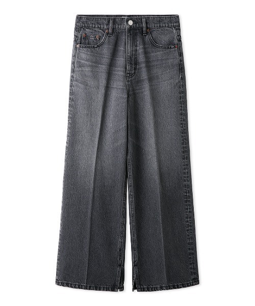 「Mila Owen」 デニムパンツ 0 ベージュ レディース_画像9