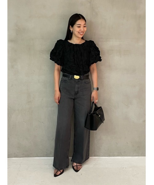 「Mila Owen」 デニムパンツ 0 ベージュ レディース_画像10