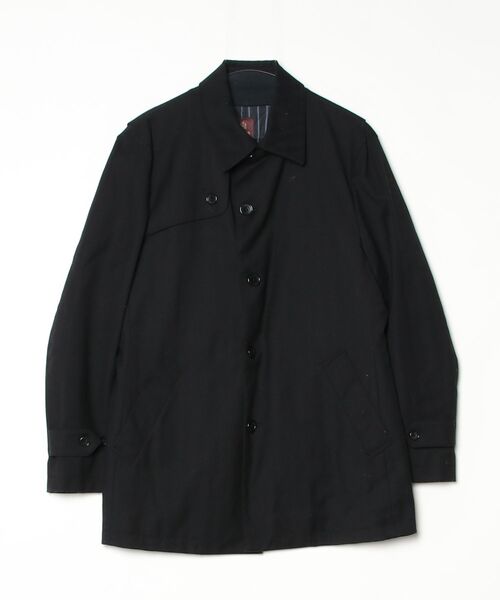TAKEO KIKUCHI（タケオキクチ） ステンカラーコート 2 ブラック メンズ