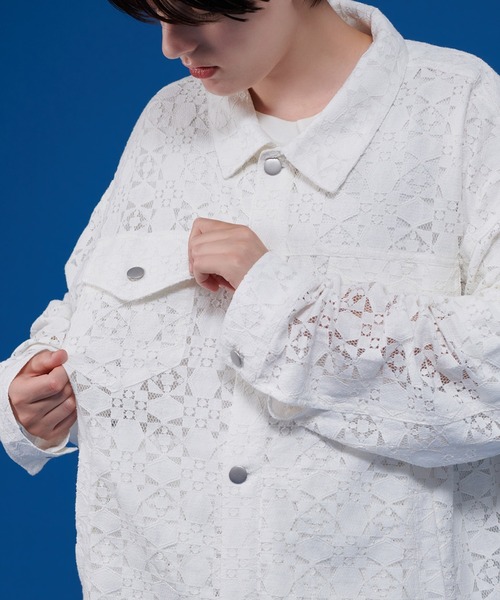 「ONCILY」 ジャケット LARGE ブラック メンズ_画像9