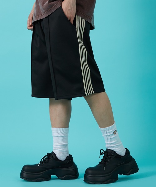 En serio TOKYO ハーフパンツ パンツ 「SIDEWAYSTANCE」ラインジャージ