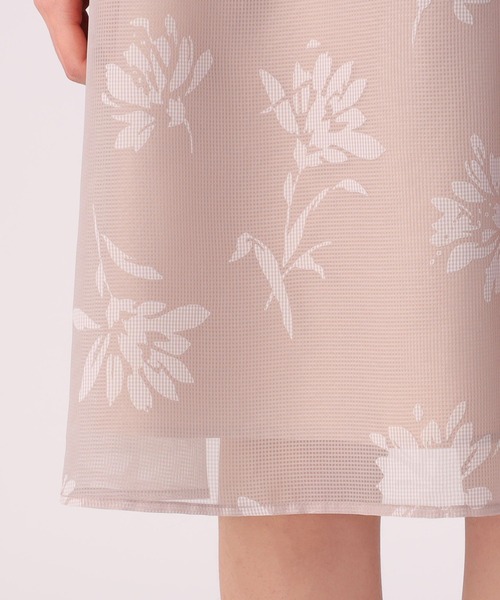 「LAISSE PASSE」 半袖ワンピース SMALL ピンクベージュ レディースの画像