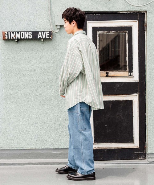 niko and…（ニコアンド） デニムパンツ SMALL ブラウン メンズ